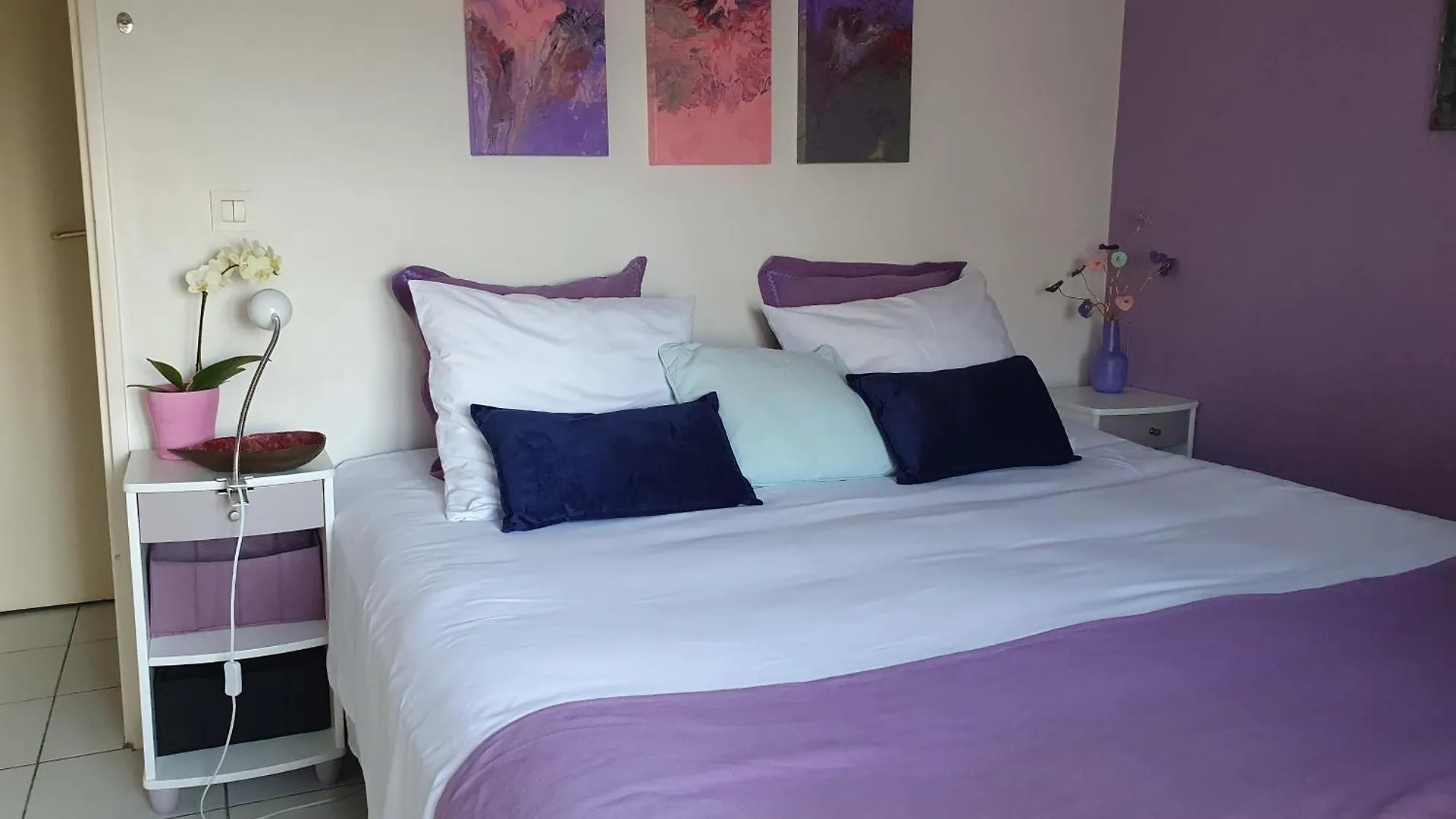 Chambre Lit 180 X 200 Cm Vue Mer Integrale Apartment Cannes France