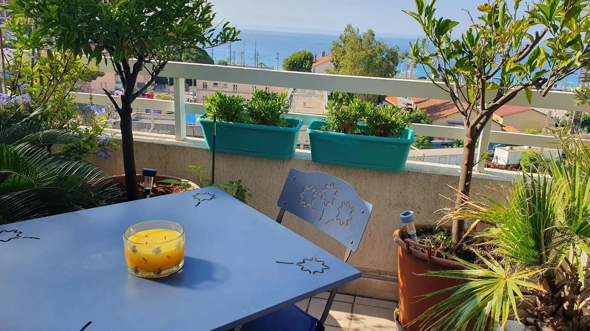 Privatunterkunft Ferienwohnung Chambre Lit 180 X 200 Cm Vue Mer Integrale Cannes Frankreich
